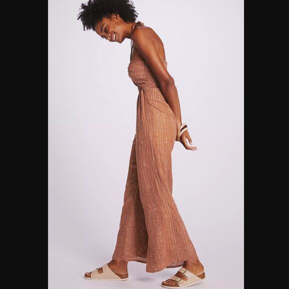 NWT Faithfull Malaika Linen Jumpsuit - Size 8 - Picture 3 of 5